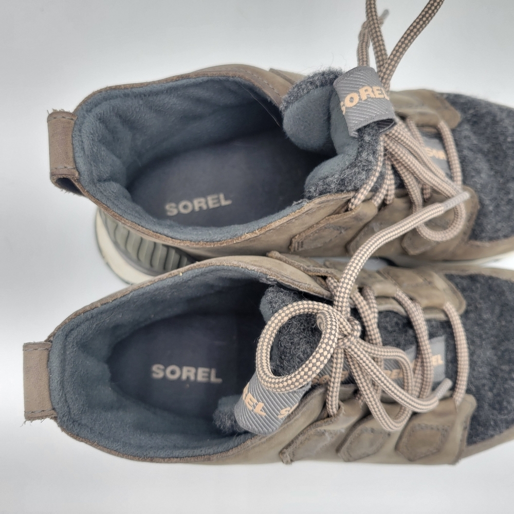 Sorel Kinetic Caribou Lace Up Booties size 7.5 Waterproof - Picture 3 of 7